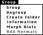 Group Menu